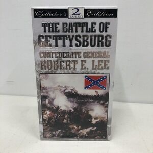 The Battle of Gettysburg: Confederate General Robert E. Lee (2-VHS, 1993) New‎